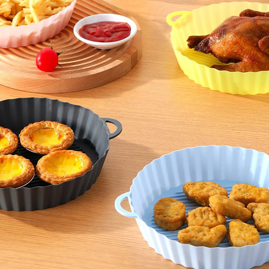 Kladdfrei - Silikonform für Airfryer - Nie wieder den Airfryer spülen