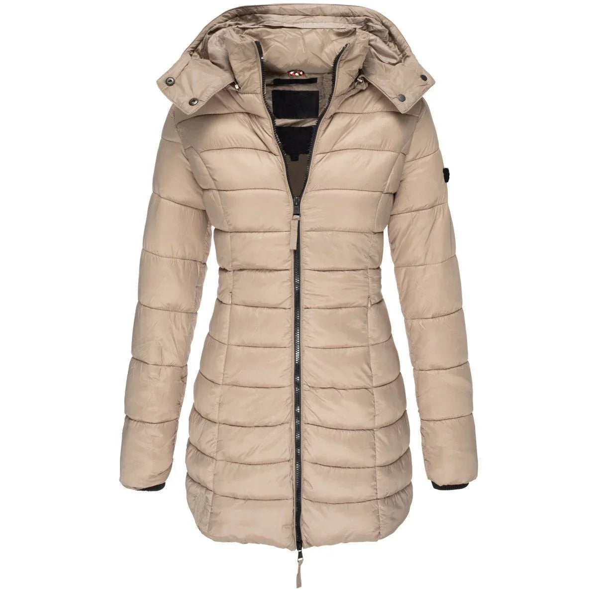 Long Warm Women's Quilted Jacket