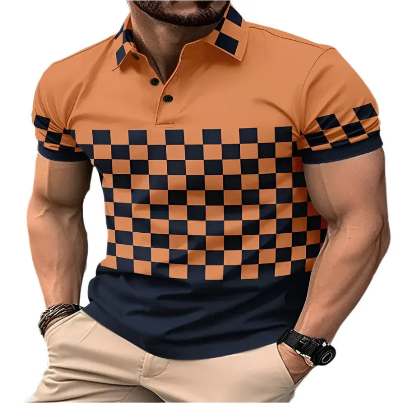 Men's Breathable Short Sleeve Fashion Polo Shirts