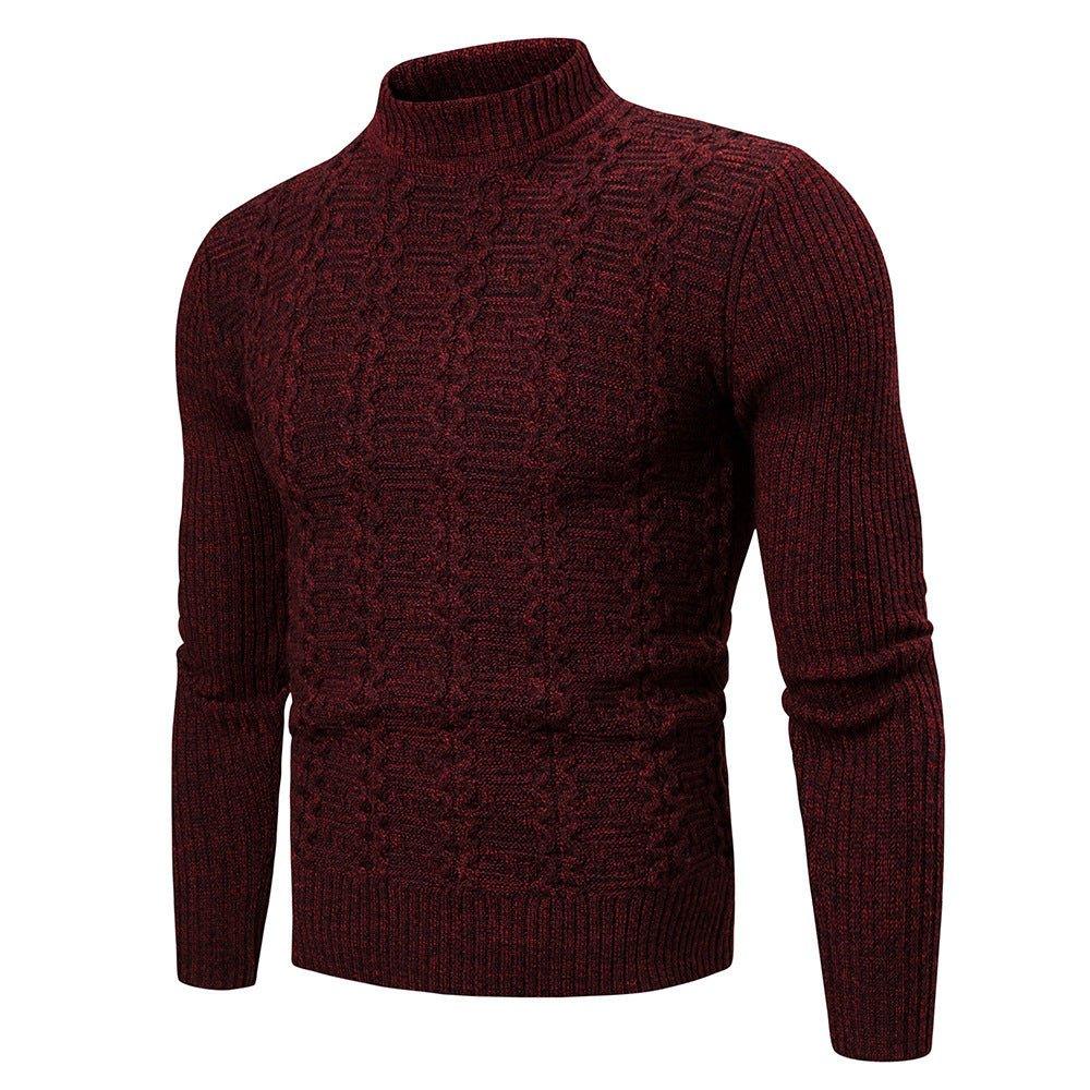 Men's Fashion Trend Twisted Long-Sleeved Casual Sports Sweater