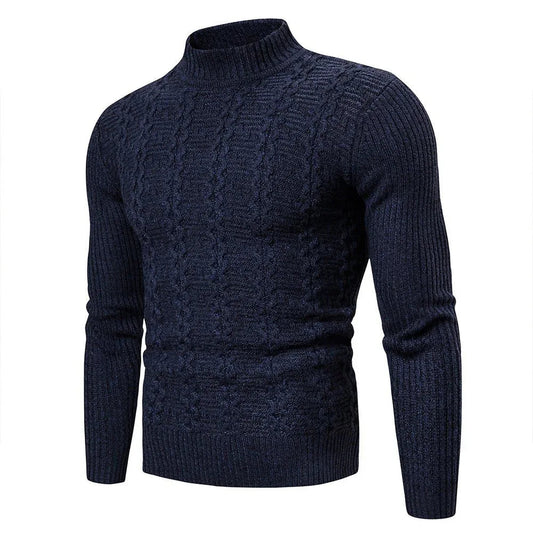 Men's Fashion Trend Twisted Long-Sleeved Casual Sports Sweater