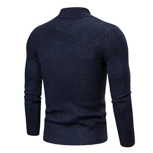 Men's Fashion Trend Twisted Long-Sleeved Casual Sports Sweater
