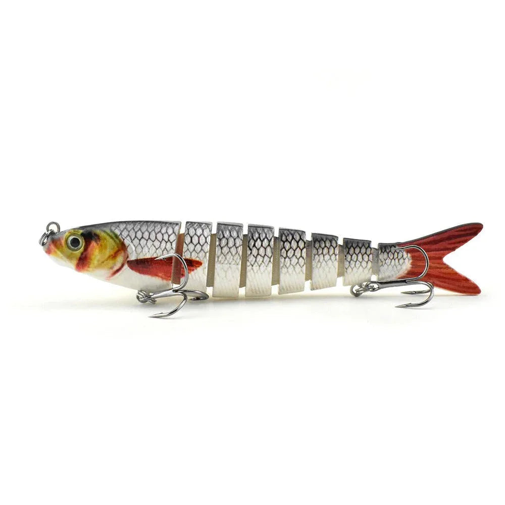 Plastic Fishing Lure With Moving Flexible Tail