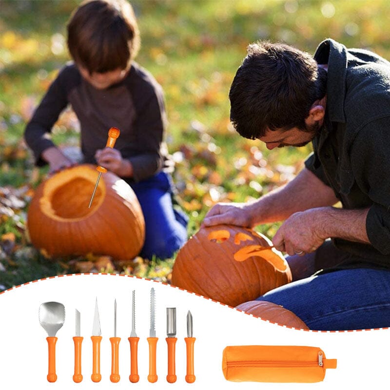 Pumpa Carving Kit i rostfritt stål