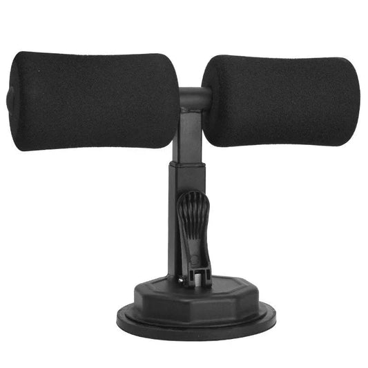 Sit-Up Trainer Crunch Bar Floor Assistant Ankle Support Exercise Stand Padded Workout Equipment for Home Gym Gear