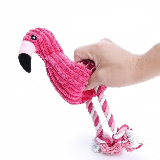 Squeaky Bite Resistant Dog Plush Chew Toy
