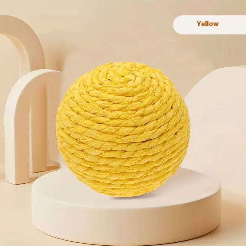String Sisal Ball Self-Help Relieving Stuffy Funny Cat Toy
