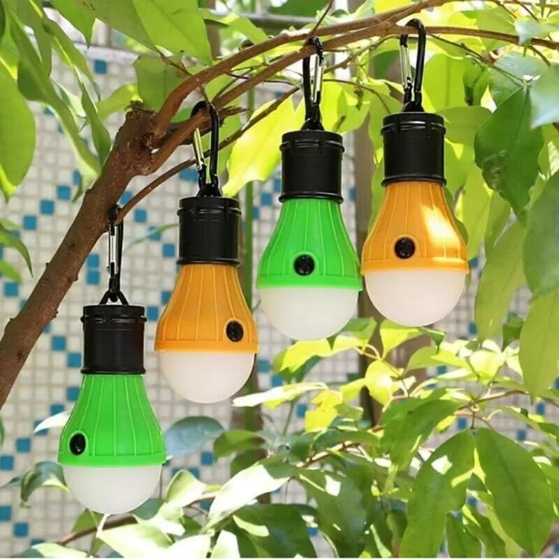 Upphängbar Campinglampa – Bärbar LED-Lampa för Camping och Nödsituationer